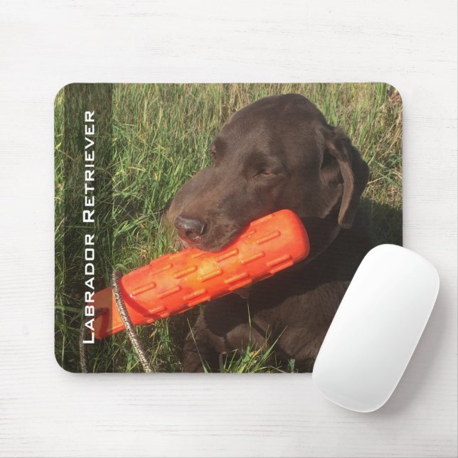 Labrador Retriever Custom Photo Hunting Dog Mouse Pad (With Mouse)