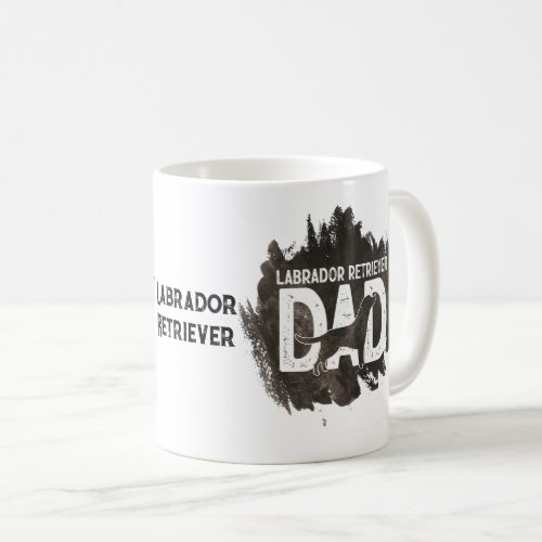 Labrador Retriever Dad Fathers Day Dog Lover Cute Coffee Mug