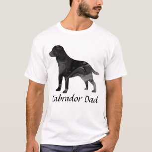 Labrador Retriever Dad Shirt Top Clothing Black