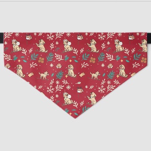 Labrador Retriever Dog Bandana Cute Christmas Pet Bandana Collar