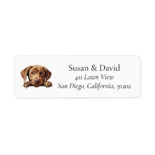 Labrador Retriever Dog Breed Pet Lovers Label