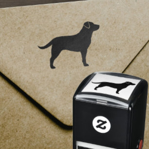Labrador Retriever Dog Breed Silhouette Self-inking Stamp