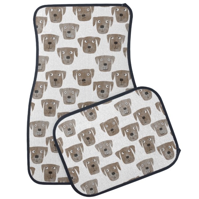 Labrador Retriever Dog Car Floor Mat (Set)