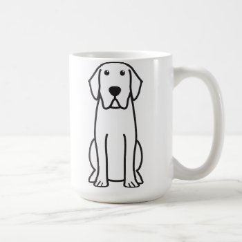 Labrador Retriever Dog Cartoon Coffee Mug by DogBreedCartoon at Zazzle