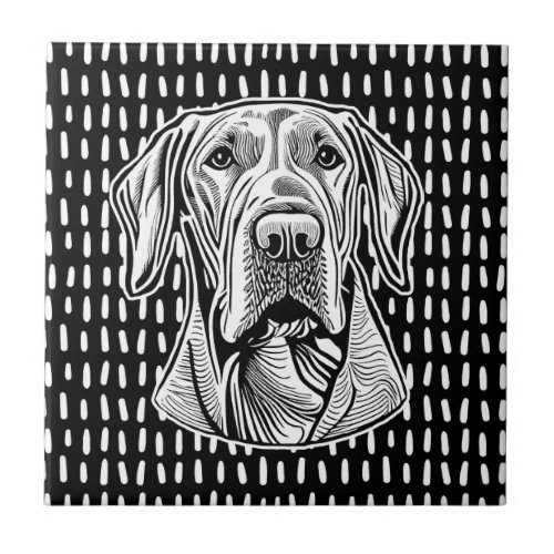 Labrador Retriever Dog Ceramic Tile