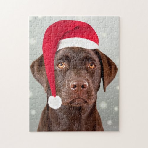 Labrador Retriever dog Christmas jigsaw puzzle