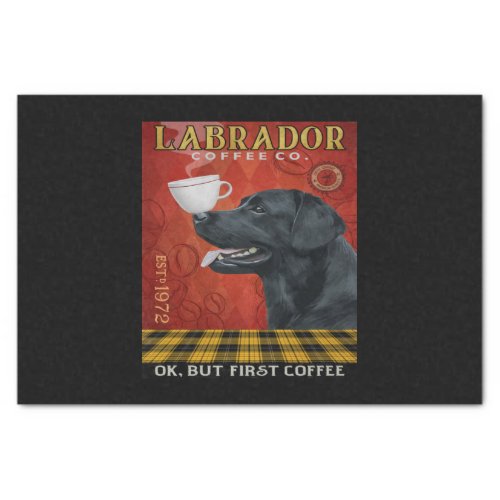 Labrador Retriever Dog Coffee Tissue Paper