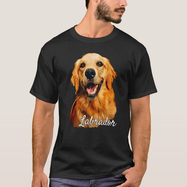 Labrador Retriever Dog  Cute Lab Retreiver Puppy O T-Shirt (Front)