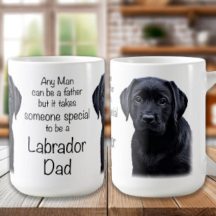 Labrador Retriever Dog Dad Cute Puppy Fathers Day  Coffee Mug