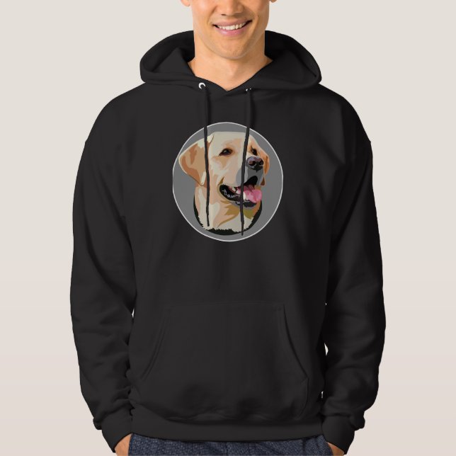 Labrador Retriever Dog Dad Mom Boy Girl Hat For Me Hoodie (Front)