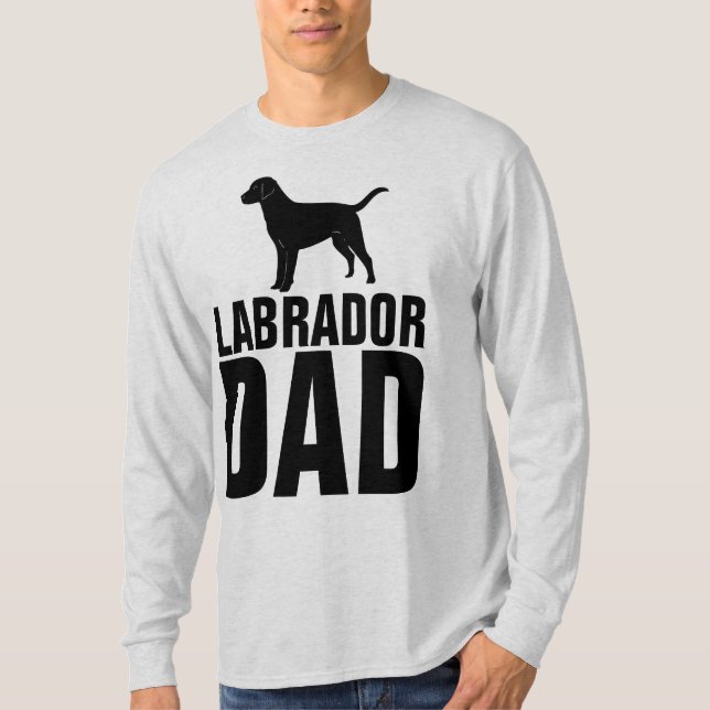 LABRADOR RETRIEVER DOG DAD T-shirts (Front)