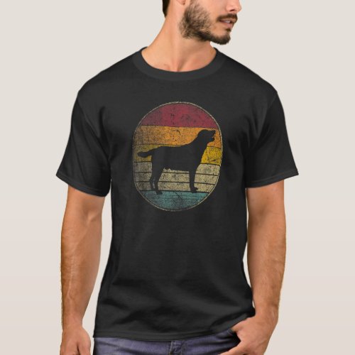 Labrador Retriever Dog Gif Retro Style Vintage 80s T_Shirt