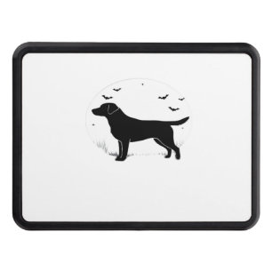 Labrador Retriever Dog – Halloween Moon Silhouette Hitch Cover