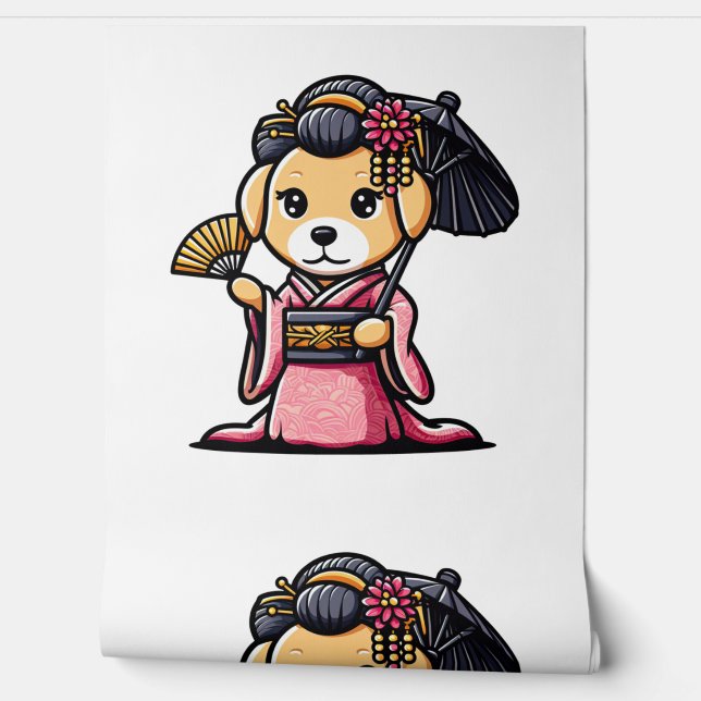 Labrador Retriever Dog Kimono   Wallpaper (Unrolling)