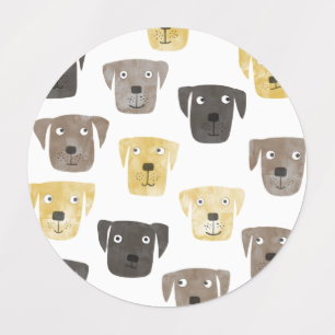 Labrador Retriever Dog Labels