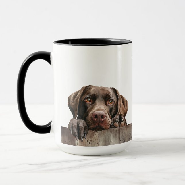 Labrador Retriever Dog Mug (Left)