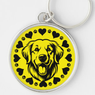 Labrador Retriever Dog Owner Keychain