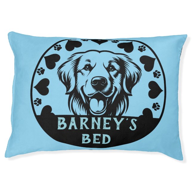 Labrador Retriever Dog Owner Pet Bed (Front)