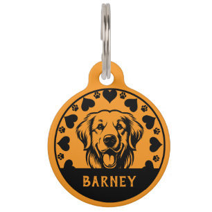 Labrador Retriever Dog Owner Pet ID Tag