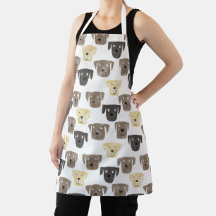 Labrador Retriever Dog Pattern Apron