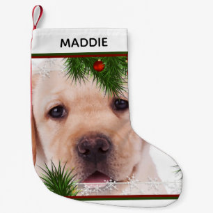 Labrador Retriever Dog Personalized Christmas Small Christmas Stocking