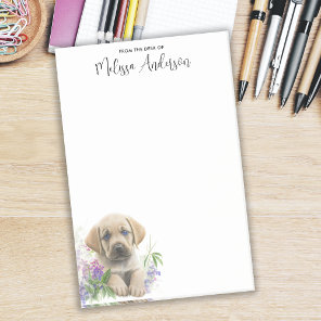 Labrador Retriever Dog Personalized Cute Puppy Post-it Notes