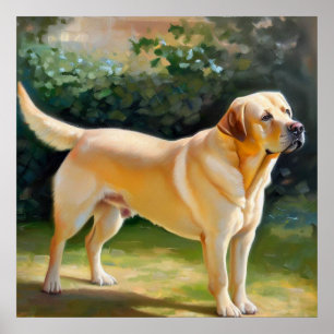 Labrador Retriever Dog Poster