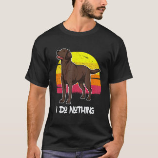 Labrador Retriever Dog Sunset 37 T-Shirt