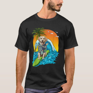 Labrador Retriever Dog Surfing Surfer Hawaii Summe T-Shirt