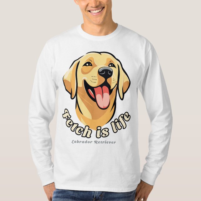 Labrador Retriever Dog T-Shirt (Front)