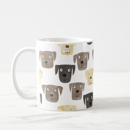 Labrador Retriever Dog Watercolor Coffee Mug