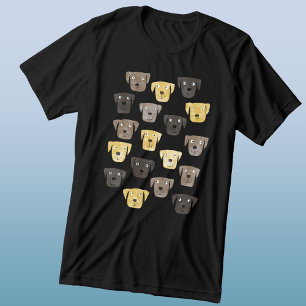 Labrador Retriever Dog Watercolor Tri-Blend Shirt