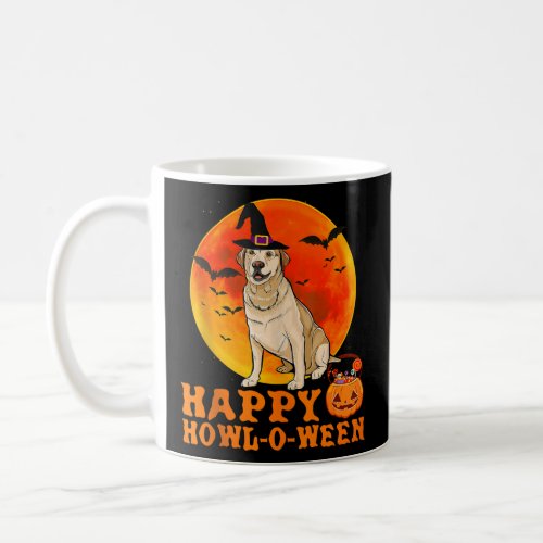 Labrador Retriever Dog Witch Funny Halloween Spook Coffee Mug