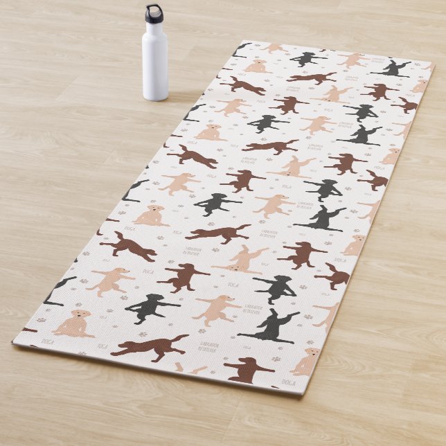 Labrador Retriever dog Yoga Mat (In Situ)