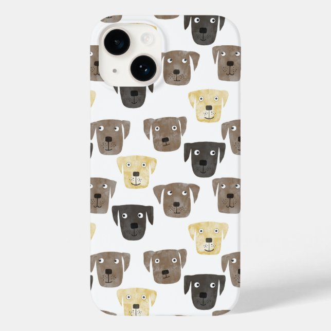 Labrador Retriever Dogs Case-Mate iPhone Case (Back)