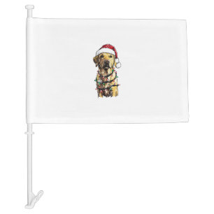 Labrador Retriever Dogs Tree Christmas Sweater Xma Car Flag
