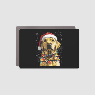 Labrador Retriever Dogs Tree Christmas Sweater Xma Car Magnet