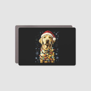 Labrador Retriever Dogs Tree Christmas Sweater Xma Car Magnet