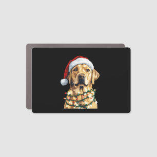 Labrador Retriever Dogs Tree Christmas Sweater Xma Car Magnet