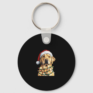 Labrador Retriever Dogs Tree Christmas Sweater Xma Keychain