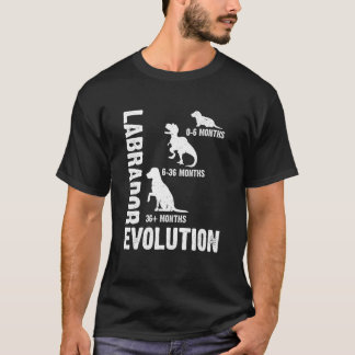 Labrador Retriever Evolution for a Labrador Dog Ow T-Shirt