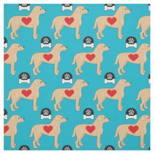 Labrador Retriever Fabric