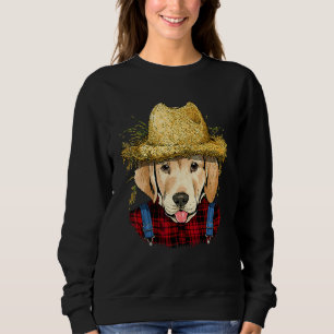 Labrador Retriever Farmer Farming Agriculture Pet Sweatshirt