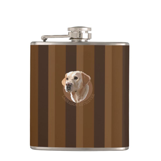Labrador Retriever Flask (Front)