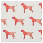 Labrador Retriever Geometric Pattern Silhouette or Fabric