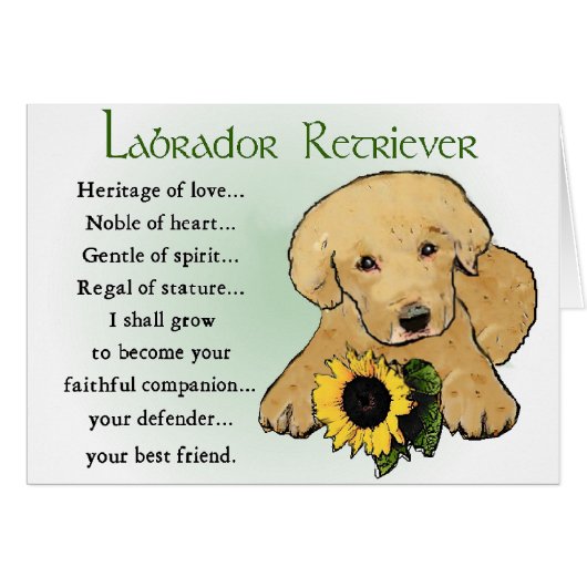 Labrador Retriever Gifts Cards (Front Horizontal)