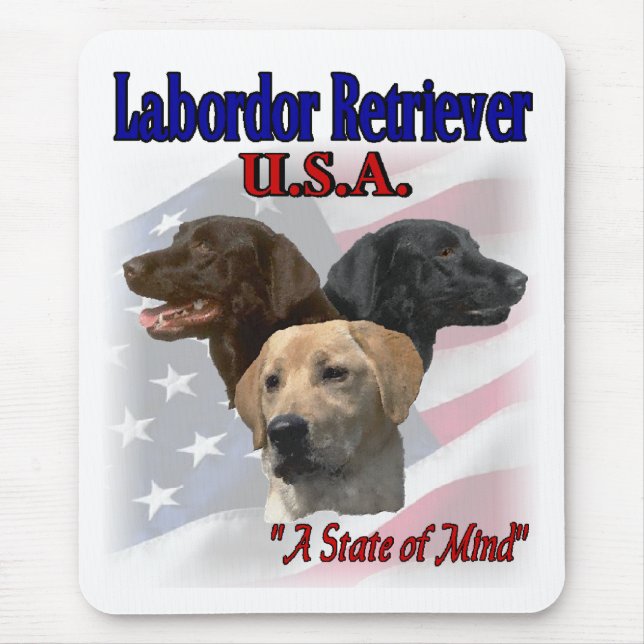 Labrador Retriever Gifts Mouse Pad (Front)