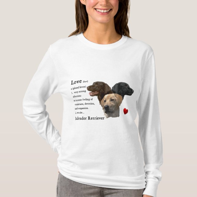 Labrador Retriever Gifts T-Shirt (Front)