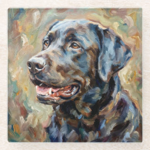 Labrador Retriever Glass Coasters for Dog Lovers