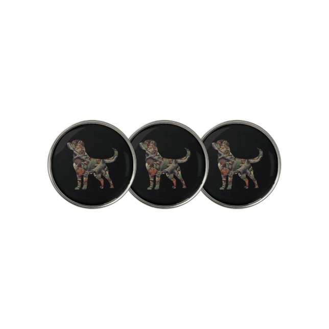 Labrador Retriever Golf Ball Marker (3 Up)